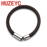 10pcs Stainless Steel Magnetic Clasp Cylinder Leather Cord Clasps