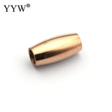 10pcs Stainless Steel Magnetic Clasps 3-6mm For Leather Cord Jewelry DIY