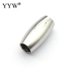 10pcs Stainless Steel Magnetic Clasps 3-6mm For Leather Cord Jewelry DIY