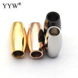10pcs Stainless Steel Magnetic Clasps 3-6mm For Leather Cord Jewelry DIY