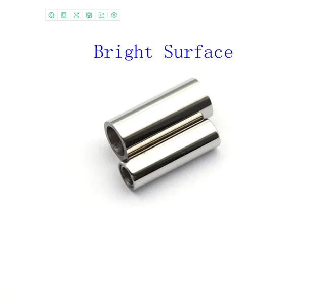 10pcs Stainless Steel Magnetic Clasps 3mm-6mm Column Bracelet Leather Cord Clasp