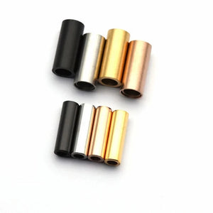 10pcs Stainless Steel Magnetic Clasps 3mm-6mm Column Bracelet Leather Cord Clasp