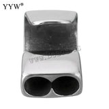 10pcs Stainless Steel Magnetic Clasps Hole 11x5mm Leather Cord Bracelet
