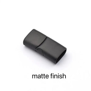 10 Stainless Steel Magnetic Clasps for Leather Cord Bracelet