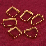 10pcs Heart Square Silicone Mold Earrings