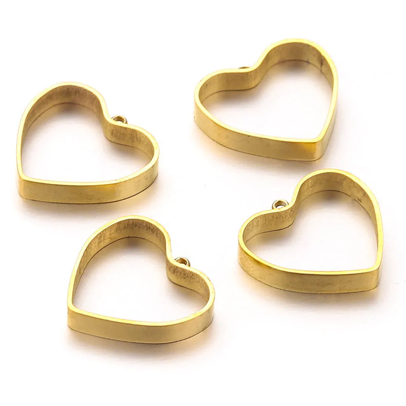 10pcs Heart Square Silicone Mold Earrings
