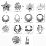 10pcs Stainless Steel Charms for DIY Jewelry Making Findings