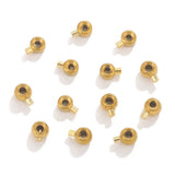 10pcs Stainless Steel Stopper Spacers Beads for Jewelry Making DIY Bracele
