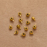 10pcs Stainless Steel Stopper Spacers Beads for Jewelry Making DIY Bracele