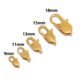 10pcs Stainless Steel Lobster Clasps DIY Connectors Key Chains