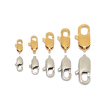 10pcs Stainless Steel Lobster Clasps DIY Connectors Key Chains