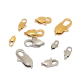 10pcs Stainless Steel Lobster Clasps DIY Connectors Key Chains