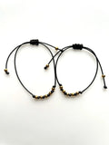 Stainless Steel Bead Charm Bracelet for Couples Friendship
