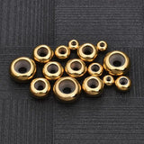 10pcs Stainless Steel Spacer Stopper Beads for DIY Jewelry
