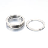 10pcs Stainless Steel Round Hoop Connectors Necklace Pendant Choker Ring DIY