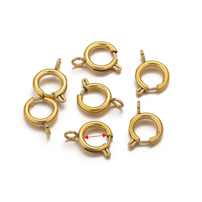 10pcs Stainless Steel Lobster Clasp for Jewelry DIY