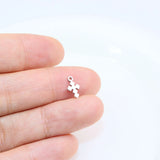 10pcs Stainless Steel Mini Cross Charms Pendant DIY Jewelry Accessory