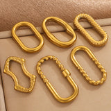 10pcs Stainless Steel Bezel Charm Earring Connectors for DIY Jewelry