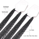 10pcs Thin Stainless Steel Water Wave Necklace Chain 4 Colors with Lobster Clasp