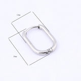 10pcs Stainless Steel Hoop Earring Clasp Hooks DIY Jewelry Making