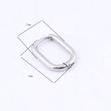 10pcs Stainless Steel Hoop Earring Clasp Hooks DIY Jewelry Making