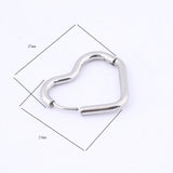 10pcs Stainless Steel Hoop Earring Clasp Hooks DIY Jewelry Making