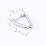 10pcs Stainless Steel Hoop Earring Clasp Hooks DIY Jewelry Making