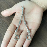 10pcs Star Moon Chinese Knot Rosary Pendant Tassel DIY Jewelry Making
