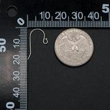 10pcs 925 Silver Earring Hooks with Ball End 20x10mm