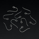 10pcs 925 Silver Earring Hooks with Ball End 20x10mm
