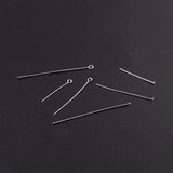 10pcs Sterling Silver S925 9-pin T-needle Curved Needle Earrings DIY Jewelry