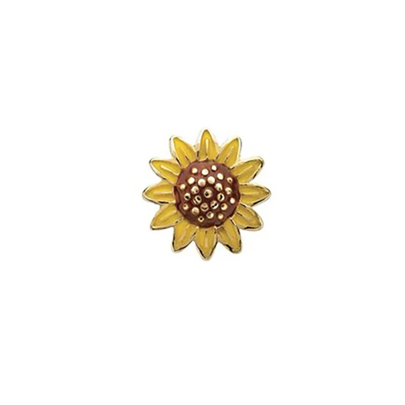 10pcs SunFlowers Floating Charms For Glass Living Locket Necklace