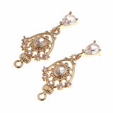 10pcs CZ Zircon Pendants for DIY Jewelry Making