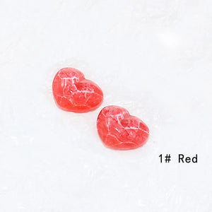 10pcs Summer Resin Water Ripple Patch Diy Jewelry Hairpin Headwear Accessories