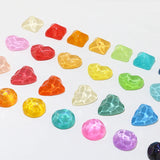 10pcs Summer Resin Water Ripple Patch Diy Jewelry Hairpin Headwear Accessories