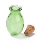 10pcs Teardrop Glass Bottles Cork Empty Wishing Bottles DIY Vials Pendant Beads