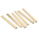 10pcs Textured Brass Long Bar Rectangle Charms Pendant Earrings Necklace