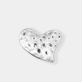 10pcs Tibetan Silver Heart Spacer For Licorice Leather Cord Jewelry DIY