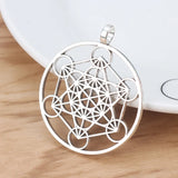 10pcs Tibetan Silver Archangel Metatron Charms for Necklace Making