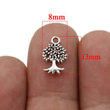 10pcs Tree of Life Charms Pendants for Bracelet Necklace DIY