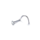 10pcs Titanium CZ Crystal Nose Studs Women Nose Ring Body Jewelry