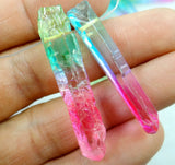 10pcs Titanium Crystal Druzy Quartz Geode Pendant Healing Crystals