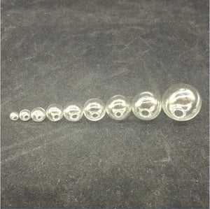10pcs Mini Lightbulb Glass Bubble Round Ball DIY Glass Orbs Pendants
