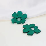 10pcs Acrylic Flower Charms for Jewelry Making