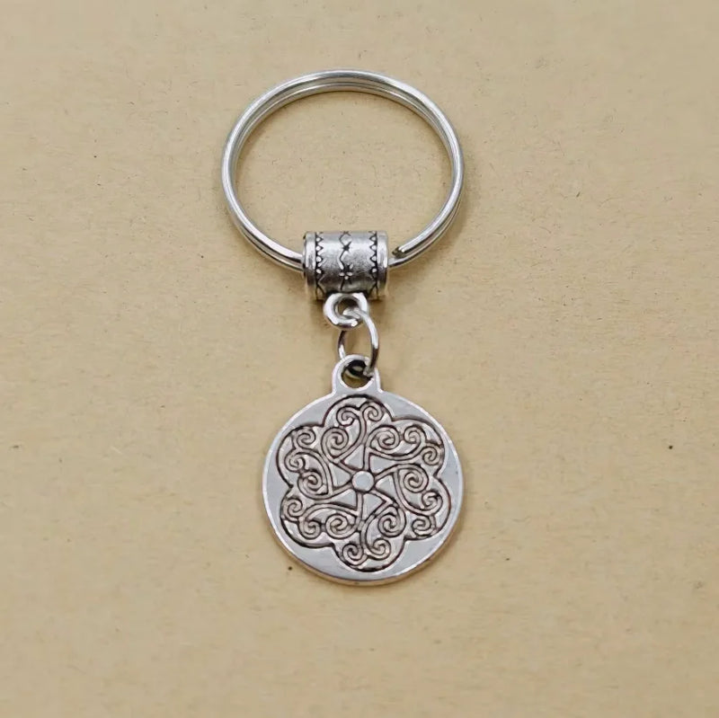 Tree Of Life Keychain Charm for Men Women Car Bag Keyring