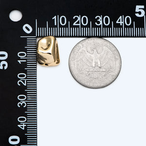 10pcs Tube Spacer Stone Beads, Brass Plated, Jewelry Making DIY Supplies