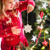 10pcs Unfinished Wood Christmas Cutouts Xmas Decor DIY Accessories