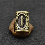 10pcs Viking Runes Beads Large Hole Bead Accessories for Jewelry Making