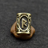 10pcs Viking Runes Beads Large Hole Bead Accessories for Jewelry Making