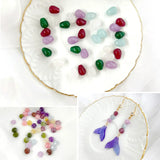 10pcs Vintage Natural Stone DIY Earrings Ear Studs Accessories